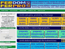 Tablet Screenshot of ferdom.pl